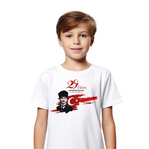 Atatürk Baskılı Çocuk Tişört
