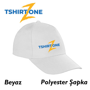 Polyester Şapka Beyaz