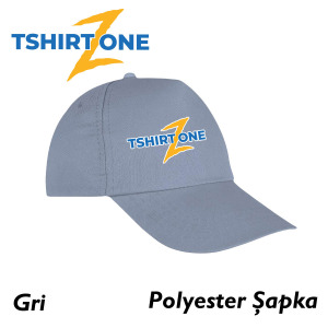 Polyester Şapka Gri