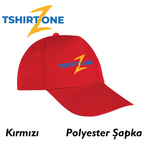 Polyester Şapka Kırmızı