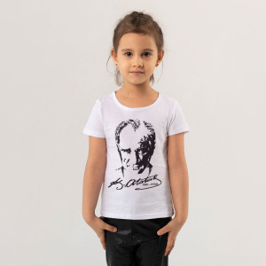 Atatürk Baskılı Çocuk Tişört