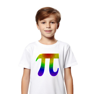 Pi Sayısı Baskılı Tişört